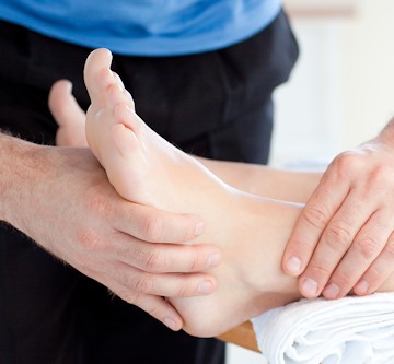 Physiotherapy on Foot and Ankle.